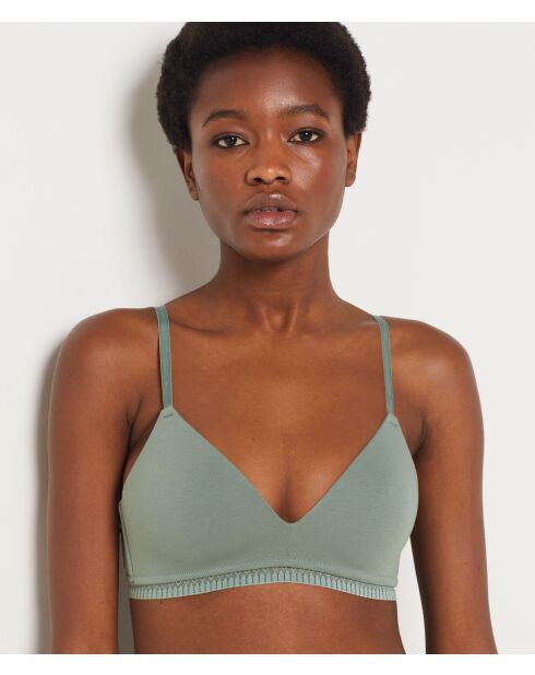 Happily khakifarbener, olivfarbener BH ohne