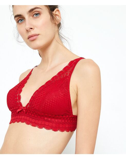 Cherie Cherie Cherie BH mit abnehmbarem Polster Nr. 8, rot