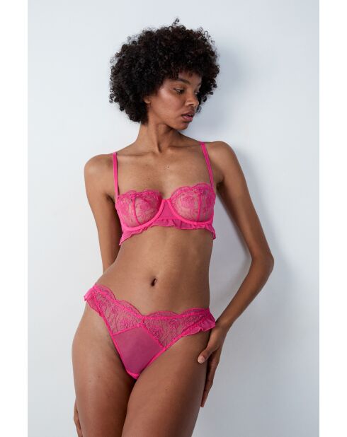 BH mit Bügel n°9 Poesie fuchsia