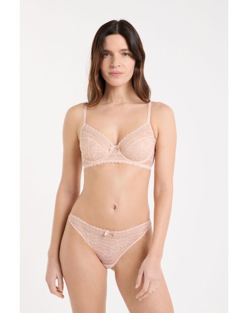 Sujetador Panama Blush con aros