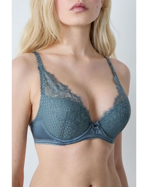 Brillance groene push-up bh met beugel nr. 3