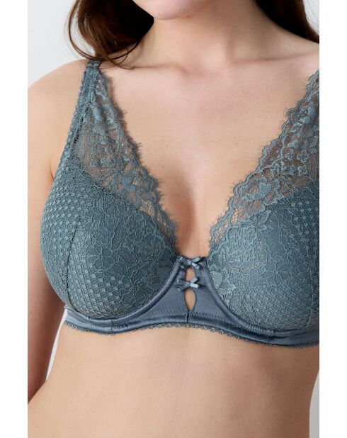 Brillance grüner BH mit Bügel Nr. 6