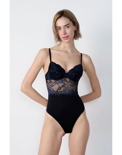 Body avec armatures Danseuse bleu nuit