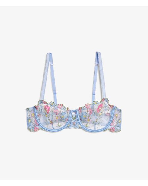 Wunderschöner lagunenblauer BH mit Bügel Nr. 9