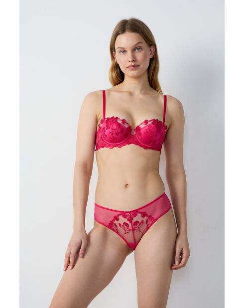 Fragrance fushia push-up bh met beugel