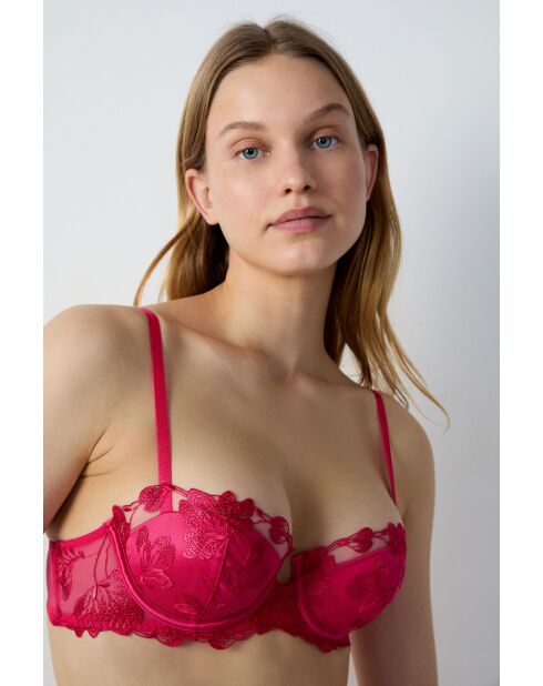 Fragrance fushia push-up bh met beugel