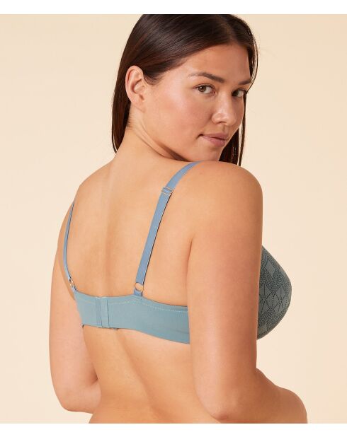 Himmelblaugrüner Bügel-BH Nr. 5
