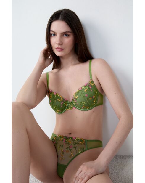 Sujetador con aros n° 4 Gourmandise vert