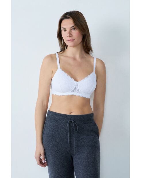 Sujetador blanco sin aros Cherie Post Op