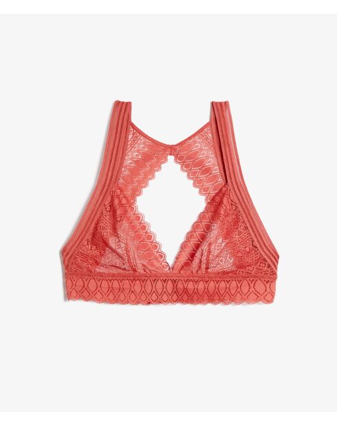 Soutien-gorge sans armatures Gravure terracotta