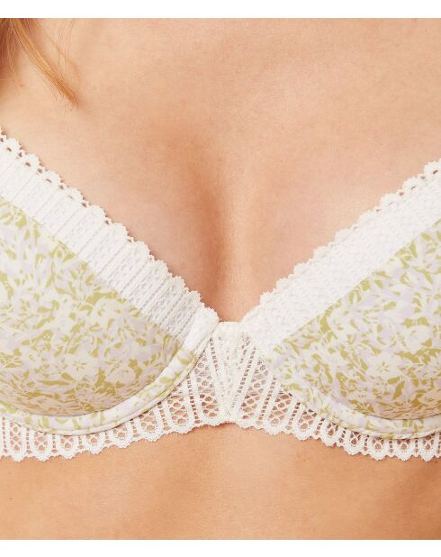 Soutien-gorge avec armatures Sesame jaune vert