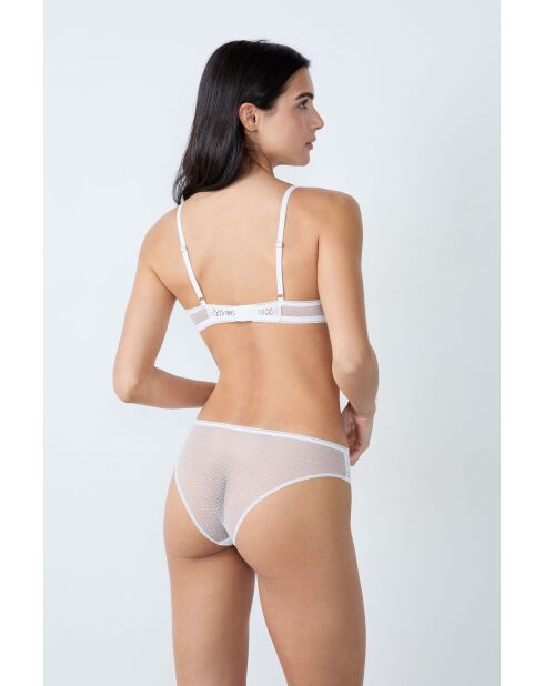 Sujetador con aros en color crudo Sun Kiss