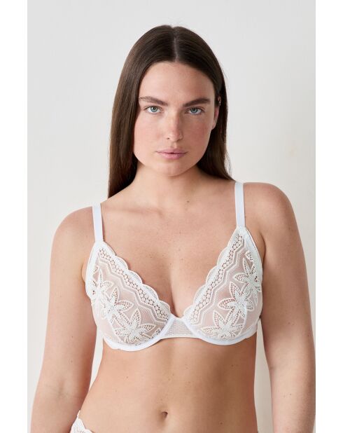 Sujetador con aros en color crudo Sun Kiss