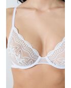 Sujetador con aros en color crudo Sun Kiss