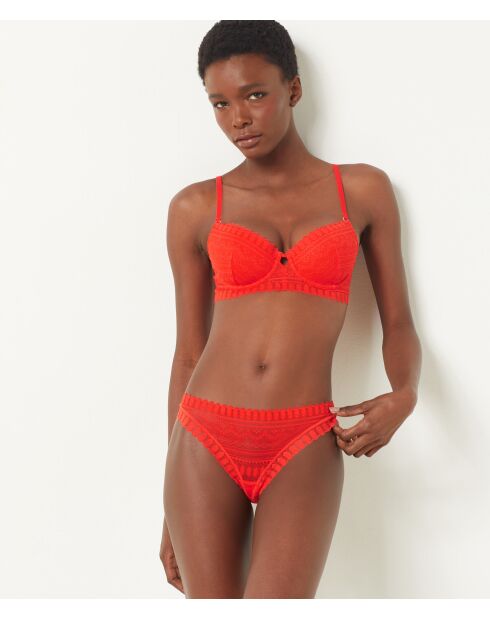 Soutien-gorge avec armatures n°4 Diamant orange