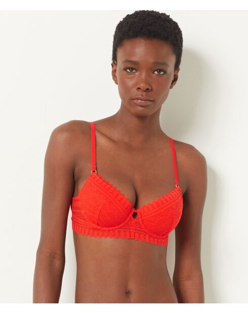 Soutien-gorge avec armatures n°4 Diamant orange