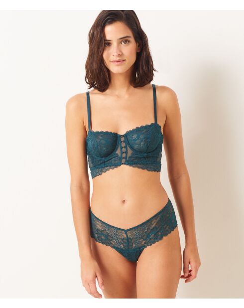 Sujetador verde aventura con aros