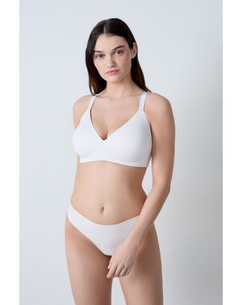 Pure Fit ecrufarbener BH ohne Bügel