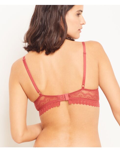 Push-up-BH mit Bügel Nr. 2 Diamant Terrakotta