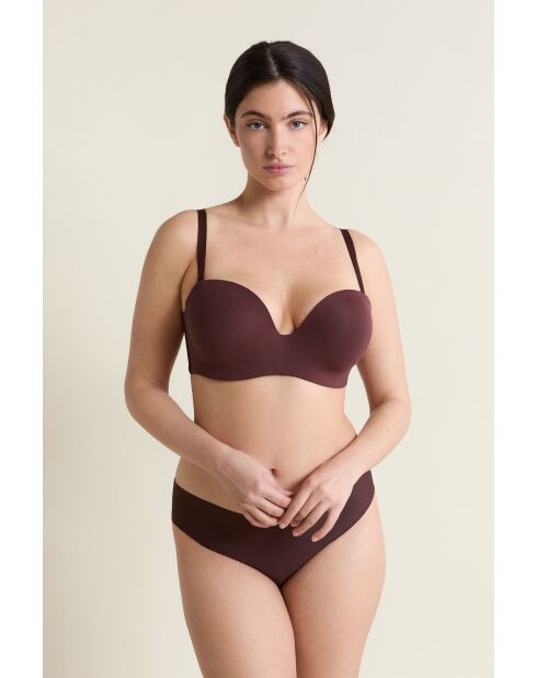 Sujetador Pure Fit con aros en chocolate