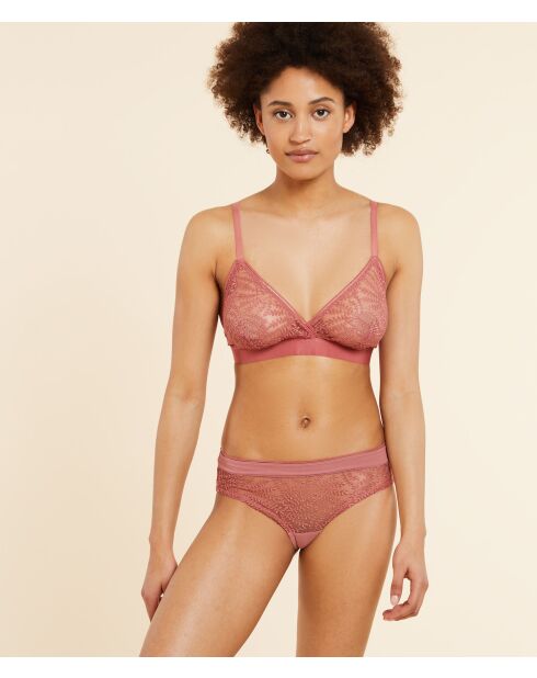 Sujetador sin aros de terracota Edmee