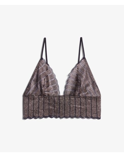 Illusions Bügel-BH aus Kupfer