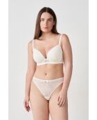 Sujetador Panama en color crudo con aros n° 5