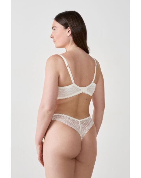 Sujetador Panama en color crudo con aros n° 5