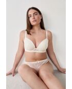 Sujetador Panama en color crudo con aros n° 5