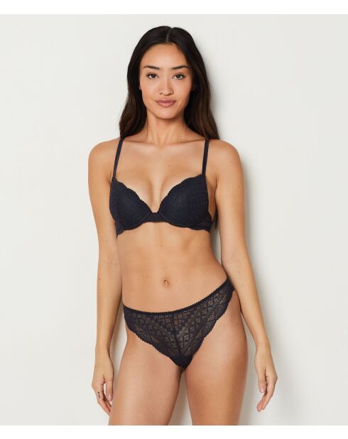 Idole antracietkleurige push-up bh met beugel nr. 2