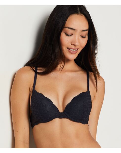 Idole antracietkleurige push-up bh met beugel nr. 2