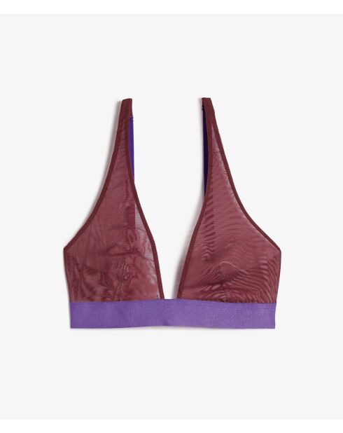 Sujetador de terracota Coco con aros