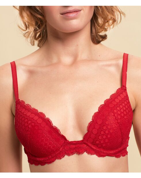 Cherie Cherie roter Push-up-BH mit Bügel Nr. 2
