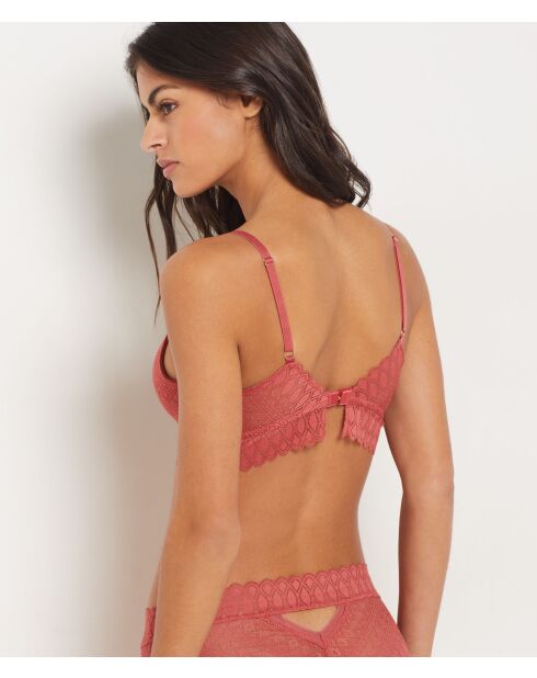 Soutien-gorge sans armatures Gravure terracotta