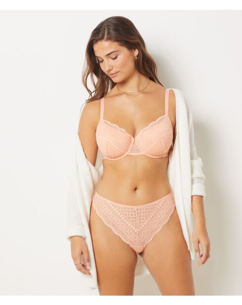 Soutien-gorge avec armatures n°4 Idole abricot