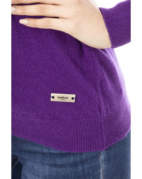 Genova Violette Langarm-Pullover