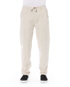 Hose Livorno Beige/Weiß