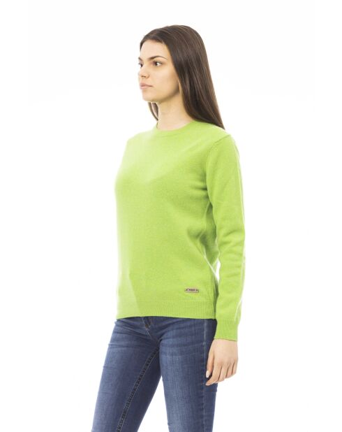 Genova Acid Green Langarm-Pullover