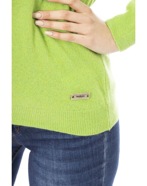 Genova Acid Green Langarm-Pullover