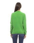 Groene trui met lange mouwen Genova