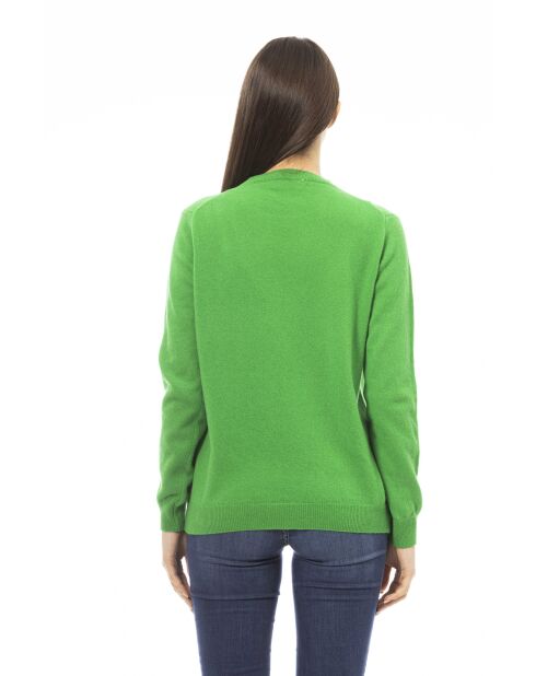 Groene trui met lange mouwen Genova