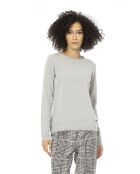 Grauer Langärmliger Pullover Genova