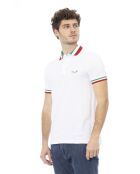 Sondrio wit/driekleurige poloshirts