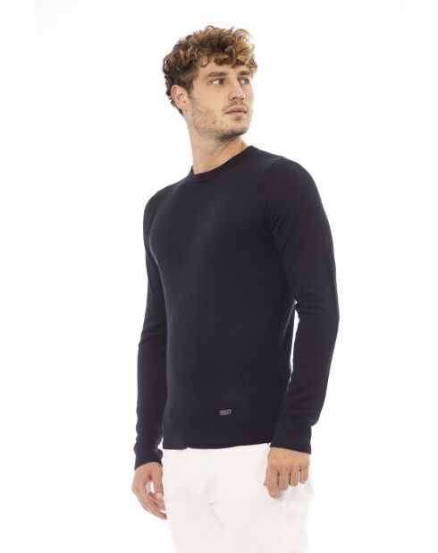 Maglione Policoro Girocollo Blu Medio