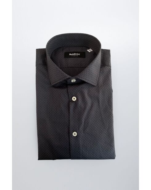 Chemise Slim Grise