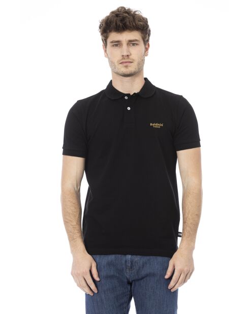 Sondrio zwart/gouden poloshirts