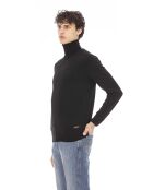 Schwarzer Rollkragenpullover Torino