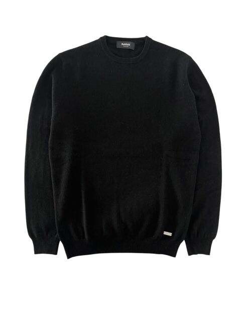 Taranto zwarte trui met ronde hals