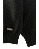 Taranto zwarte trui met ronde hals