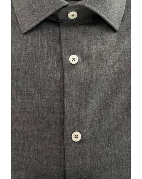 Chemise Slim Grise